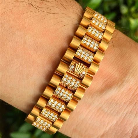 ladies rolex diamond bracelet|Rolex 14k gold men's bracelet.